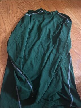 Under Armour Men's Long-Sleeve Compression Top - Dark Green